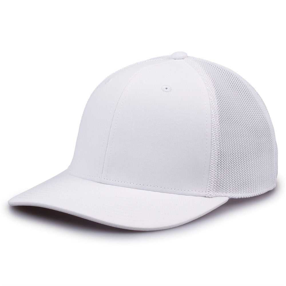 The Game GB518 Everyday Trucker Cap - White - HIT a Double - 4