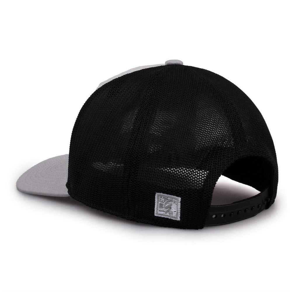 The Game GB518 Everyday Trucker Cap - Gray Black - HIT a Double - 5