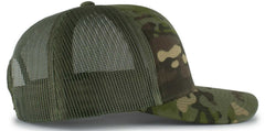 Pacific Headwear M08 MultiCam Snapback Trucker Cap - Multicam Tropic Loden | HIT a Double