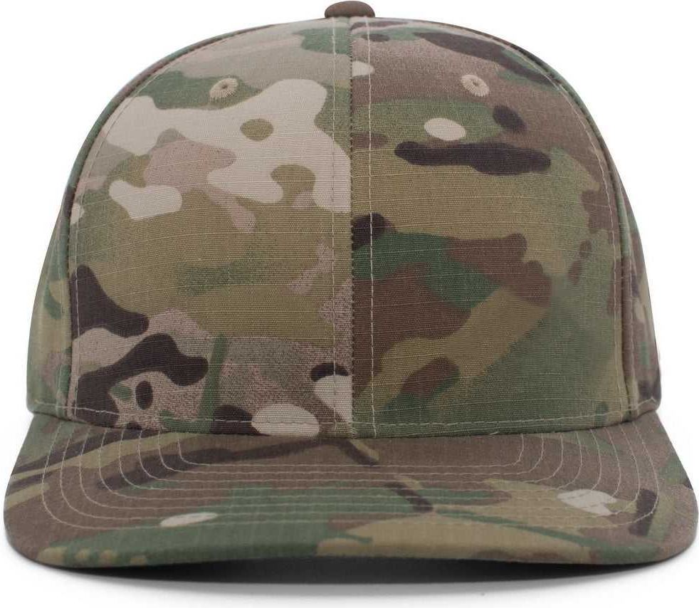 Pacific Headwear M35 MultiCam Ripstop Cordura Snapback Cap - Multicam Black | HIT a Double