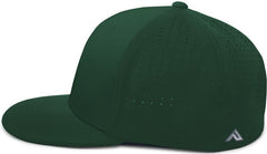 Pacific Headwear ES474 Perforated F3 Performance Flexfit Cap - Dark Green | HIT a Double