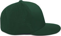 Pacific Headwear ES474 Perforated F3 Performance Flexfit Cap - Dark Green | HIT a Double