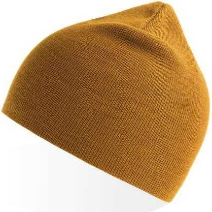 Atlantis Headwear Holly - Sustainable Beanie - Mustard Yellow | HIT a Double