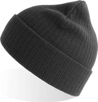 Atlantis Headwear RIOB Rio Sustainable Rib Knit Beanie - Dark Grey (Grigio Scuro) | HIT a Double
