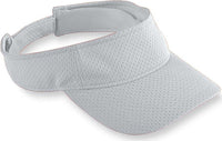 Augusta 6228 Athletic Mesh Visor - Youth - Silver Gray | HIT a Double