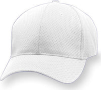 Augusta 6232 Sport Flex Athletic Mesh Cap - White | HIT a Double
