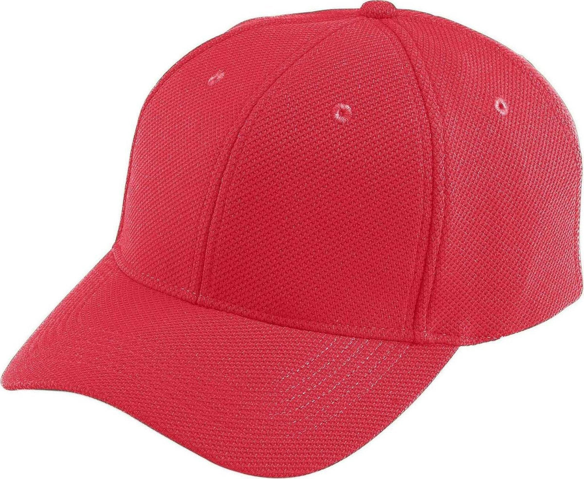 Augusta 6266 Adjustable Wicking Mesh Cap - Youth - Red | HIT a Double