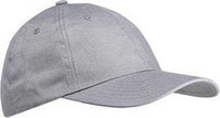 Big Accessories BX001 6-Panel Brushed Twill Unstructured Cap - Ligheather Grayray - HIT a Double