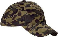 Big Accessories BX018 Unstructured CamoCap - Green Camo | HIT a Double