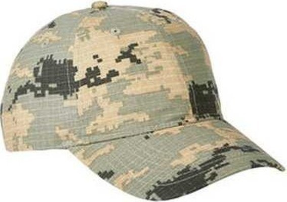 Big Accessories BX018 Unstructured CamoCap - Rpstp Dg Gr Camo | HIT a Double