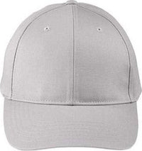 Big Accessories BX020SB Adult Structured Twill 6-Panel Snapback Cap - Ligheather Grayray - HIT a Double