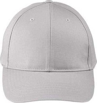 Big Accessories BX020SB Adult Structured Twill 6-Panel Snapback Cap - Light Gray | HIT a Double