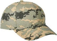 Big Accessories BX024 Structured Camo Cap - Rpstp Dg Gr Camo | HIT a Double