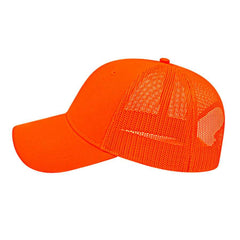 Cap America I2005 Camo Trucker Mesh Back Cap - Blaze Blaze - HIT a Double - 4