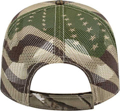 Cap America I2011 Flag Mesh Back Cap - Realtree Ap Khaki | HIT a Double
