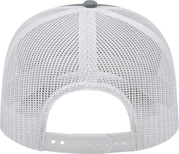 Cap America I3038 Poly/Cotton Mesh Back Cap - Heather White | HIT a Double