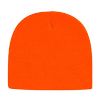 Cap America TKN28 USA Made 8 12" Beanie - Neon Blaze Orange | HIT a Double