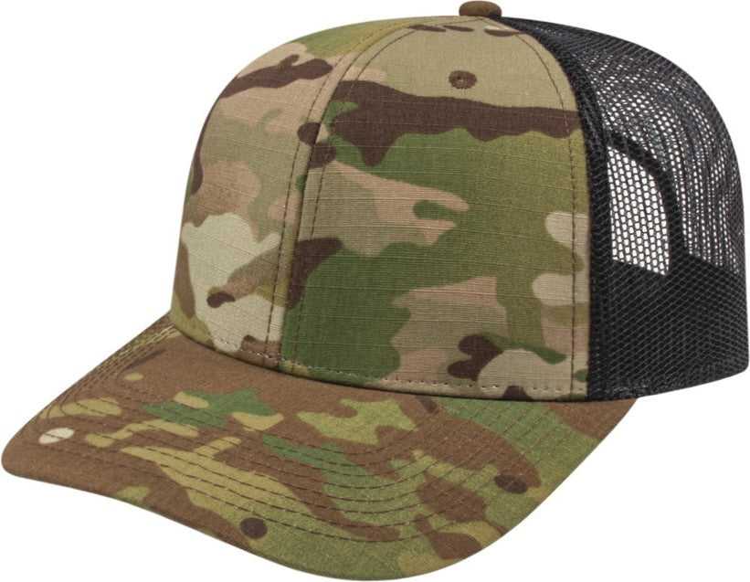 Cap America I2021 MultiCam Mesh Back Cap - MultiCam Black Black | HIT a Double