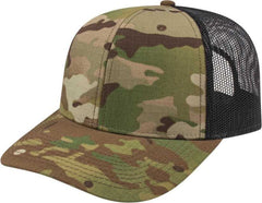 Cap America I2021 MultiCam Mesh Back Cap - MultiCam Black Black | HIT a Double