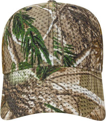Cap America I2028 Polyester Large Mesh Camo Cap - Realtree AP | HIT a Double