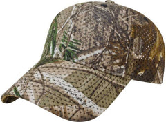 Cap America I2028 Polyester Large Mesh Camo Cap - Realtree AP | HIT a Double