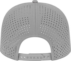 Cap America i8540 Premium Water-Resistant Perforated Cap - Silver | HIT a Double