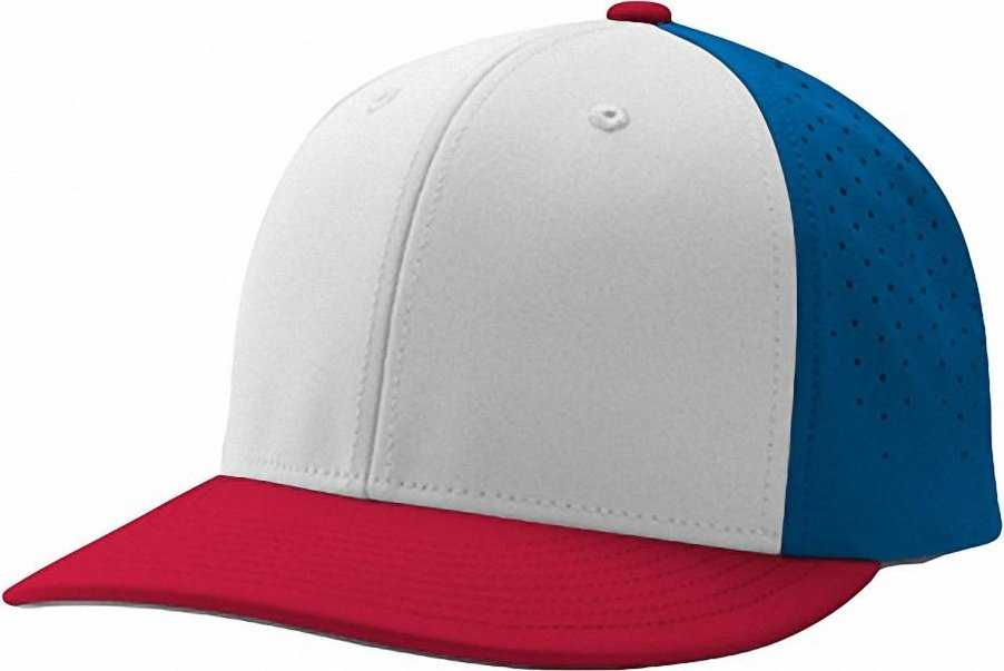 Champro HC1 Ultima Cap - White Royal Scarlet | HIT a Double