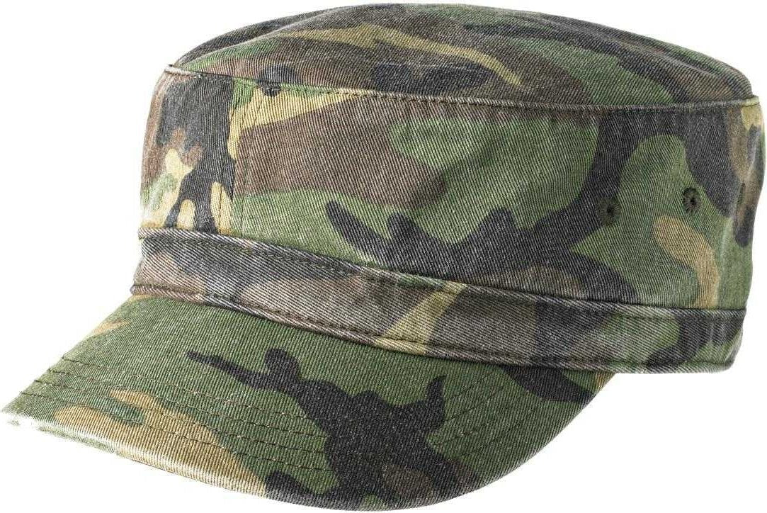 District DT605 Distressed Military Hat - Military Camo | HIT a Double