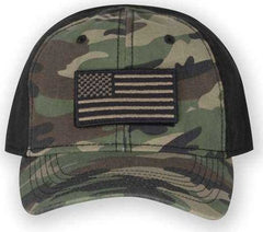 Dri Duck 3353 Tactical Cap - Green Camo Black | HIT a Double