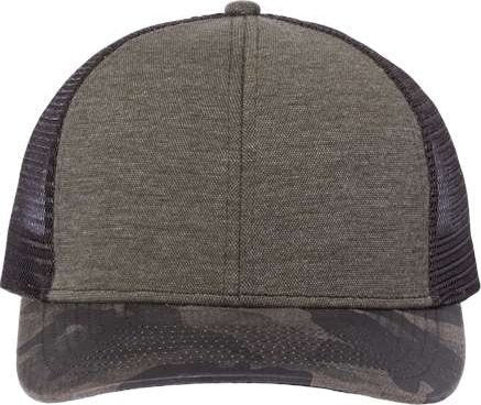 Dri Duck 3358 Pique Trucker Cap - Rock Camo | HIT a Double