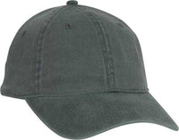 OTTO 10-271 Stretchable Washed Pigment Dyed Cotton Twill Low Profile Pro Style Soft Crown Cap - Dark Green | HIT a Double