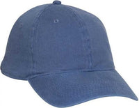 OTTO 10-271 Stretchable Washed Pigment Dyed Cotton Twill Low Profile Pro Style Soft Crown Cap - Sky Blue | HIT a Double