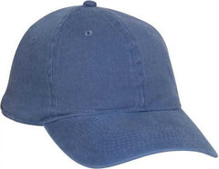 OTTO 10-271 Stretchable Washed Pigment Dyed Cotton Twill Low Profile Pro Style Soft Crown Cap - Sky Blue | HIT a Double