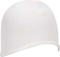OTTO 100-629 100% Acrylic Knit Beanie - White - HIT a Double - 1