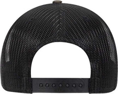 OTTO 105-1247 6 Panel Low Profile Syle Camouflage Cotton Twill Mesh Back Cap - Camo BlackMesh | HIT a Double