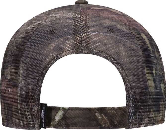 OTTO 171-1292 Mossy Oak Camouflage Superior Polyester Twill 6 Panel Low Profile Mesh Back Baseball Cap - Break Up Country | HIT a Double
