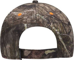 OTTO 171-1294 Mossy Oak Camouflage Superior Polyester Twill Sandwich Visor 6 Panel Low Profile Baseball Cap - Break Up Country - HIT a Double - 2
