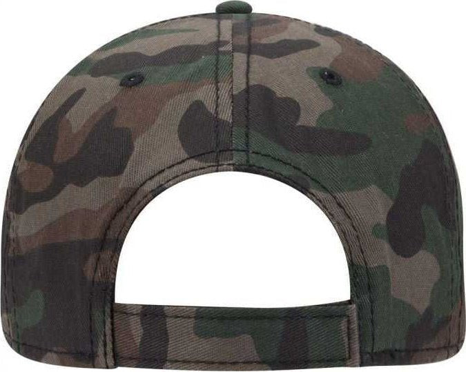 OTTO 78-1246 6 Panel Low Profile Syle Camouflage Cotton Twill Cap - Camo 4 | HIT a Double
