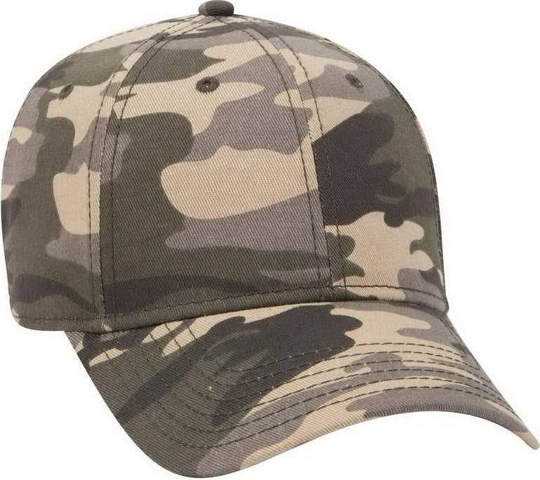 OTTO 78-1246 6 Panel Low Profile Syle Camouflage Cotton Twill Cap - Camo 10 | HIT a Double