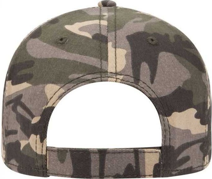 OTTO 78-1246 6 Panel Low Profile Syle Camouflage Cotton Twill Cap - Camo 10 | HIT a Double