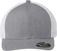 Flexfit 110M 110 Mesh-Back Cap - Heather Gray White | HIT a Double