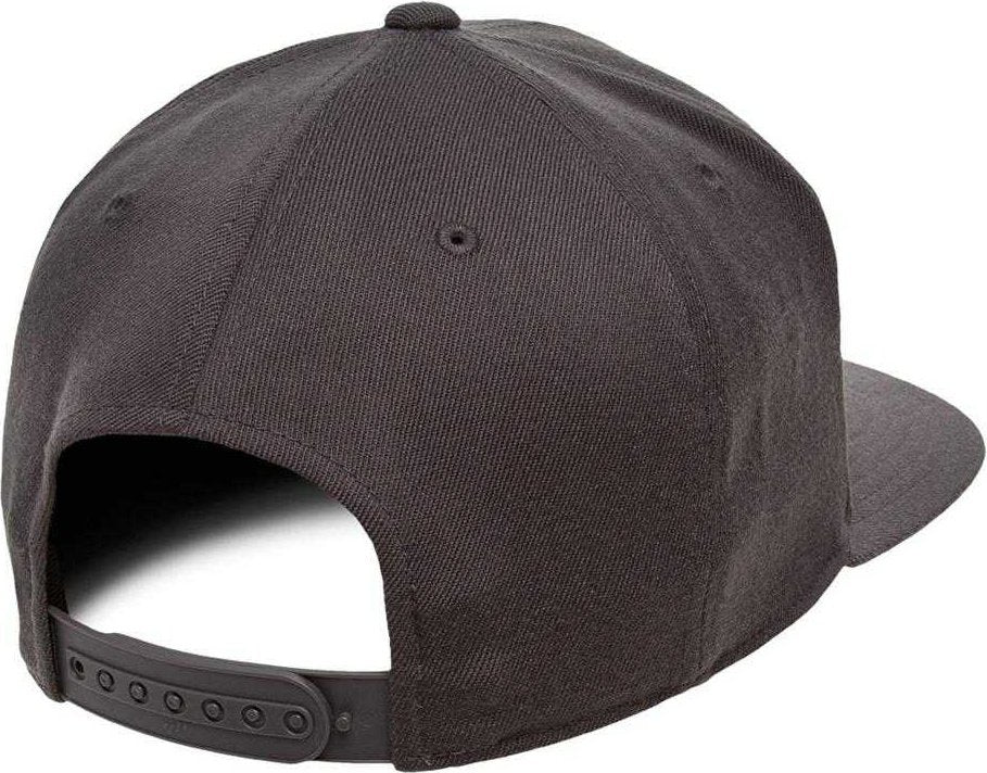Flexfit 110 Flat Bill Snapback Cap - Dark Gray | HIT a Double