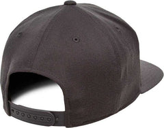 Flexfit 110 Flat Bill Snapback Cap - Dark Gray | HIT a Double
