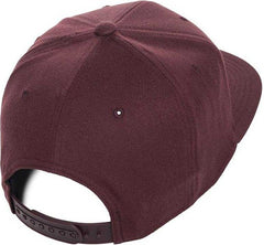 Flexfit 110 Flat Bill Snapback Cap - Maroon | HIT a Double