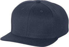 Flexfit 110 Flat Bill Snapback Cap - Navy | HIT a Double