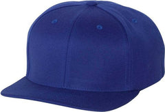 Flexfit 110 Flat Bill Snapback Cap - Royal Blue | HIT a Double