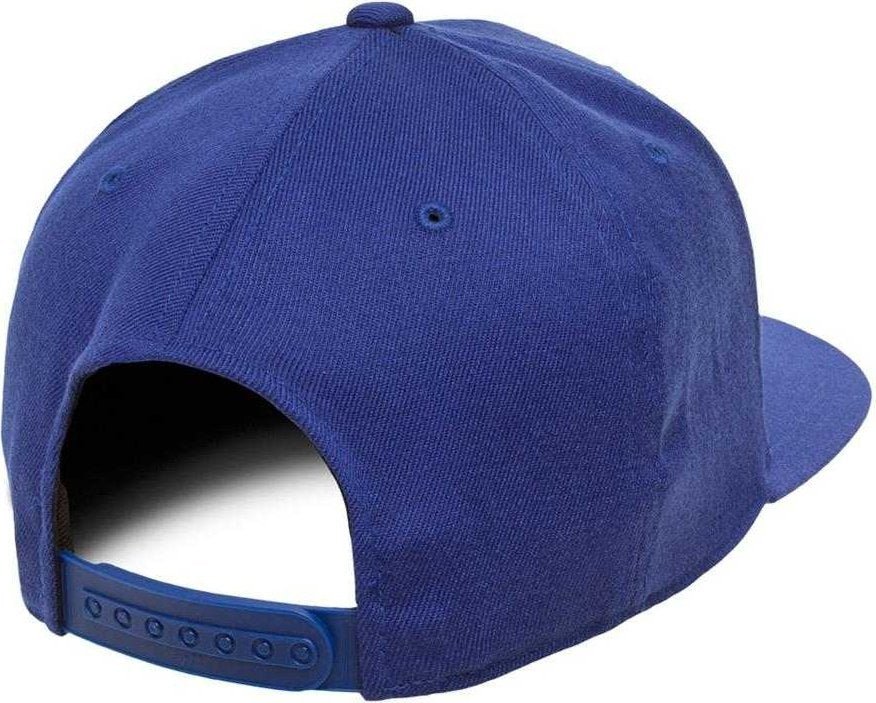 Flexfit 110 Flat Bill Snapback Cap - Royal Blue | HIT a Double