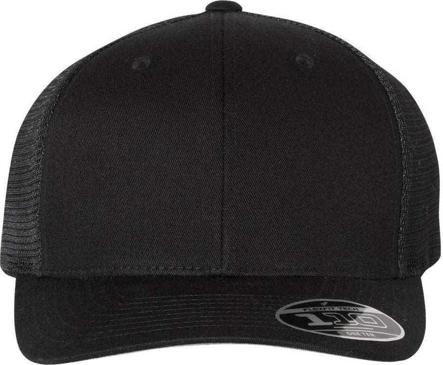 Flexfit 110 Mesh-Back Cap - Black - HIT a Double