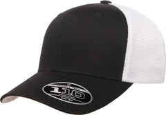 Flexfit 110 Mesh-Back Cap - Black White - HIT a Double