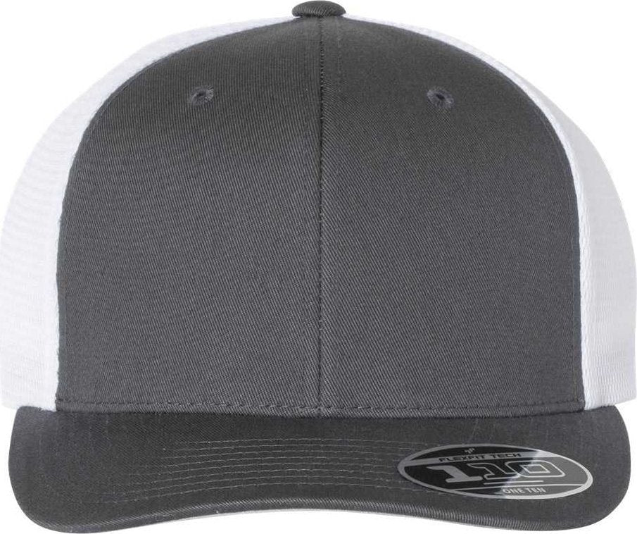 Flexfit 110 Mesh-Back Cap - Charcoal White - HIT a Double